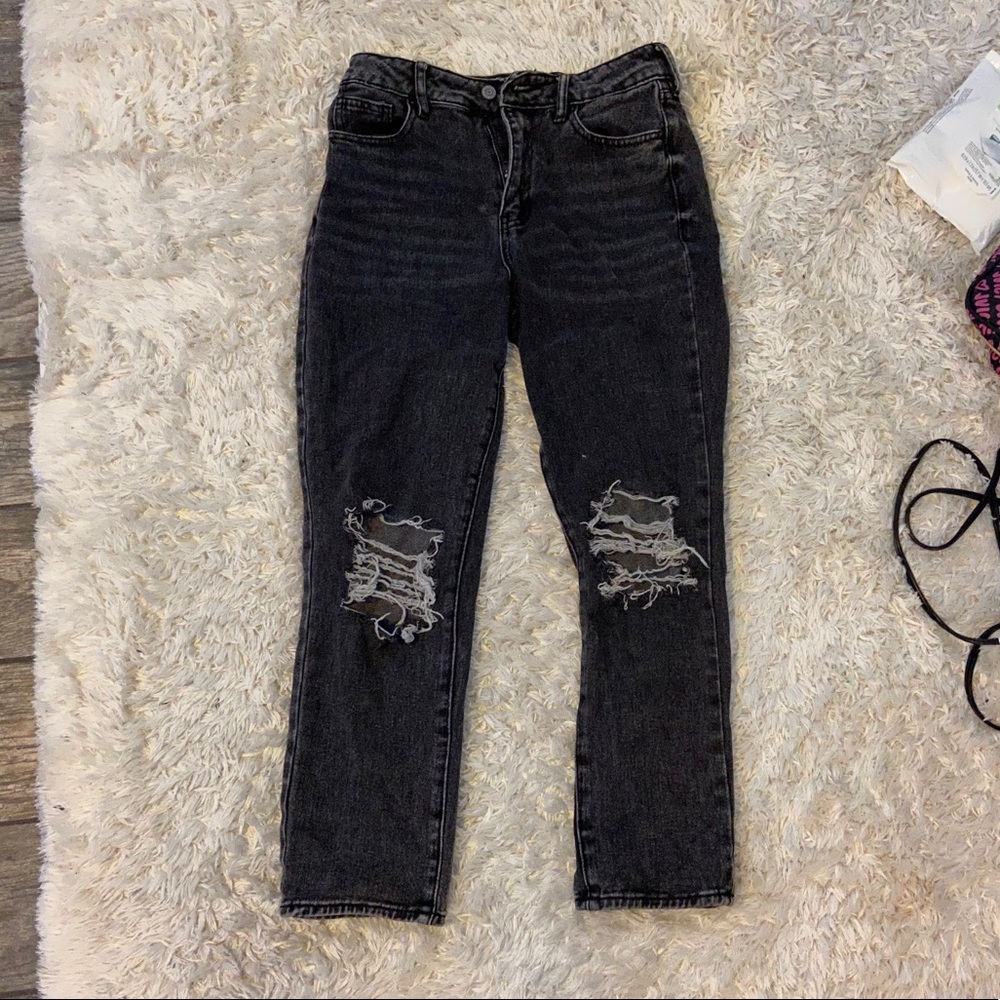 pacsun grey mom jeans